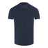 Aquascutum London 1851 Tape Logo Navy Blue T Shirt